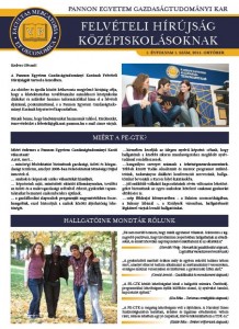 Felvételi Hírújság